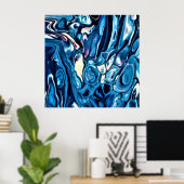 Abstract kleuronderzoek 342, poster (Thuiskantoor)