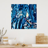 Abstract kleuronderzoek 342, poster (Keuken)