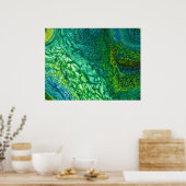 Abstract kleuronderzoek 54, poster (Keuken)