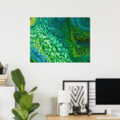 Abstract kleuronderzoek 54, poster (Thuiskantoor)