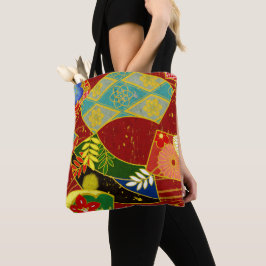 Abstract kleurpatroon 4 tote bag