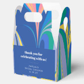 Abstract Kleurrijk Aangepast Vrijgezellenfeest Dan Bedankdoosjes (Geopend)