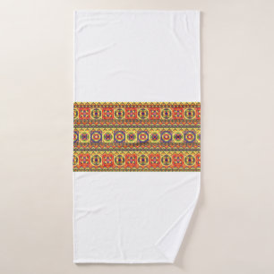 Abstract kleurrijk Afrikaans naadloos patroon met  Badhanddoek