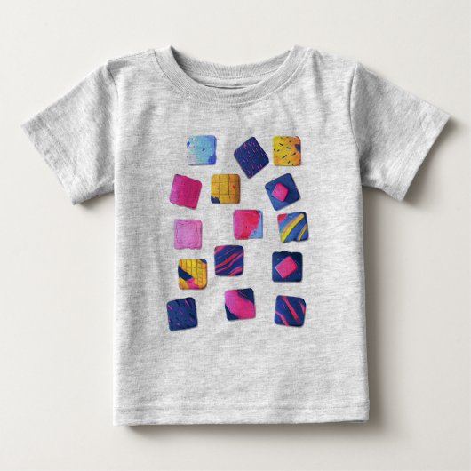 Abstract kleurrijk blokpatroon (Voorkant)