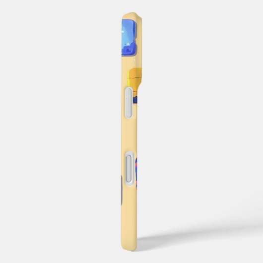 Abstract kleurrijk blokpatroon Case-Mate iPhone case (Achterkant / Rechts)