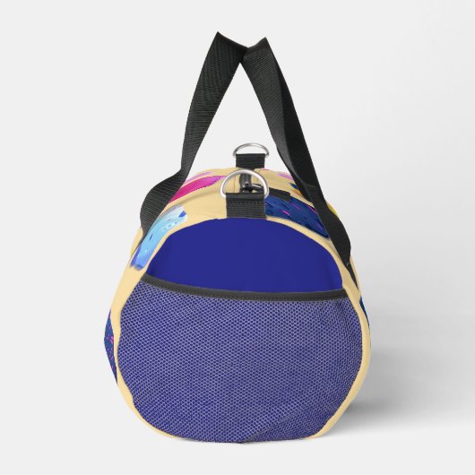 Abstract kleurrijk blokpatroon plunjezak (Rechts)