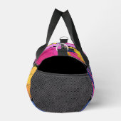 Abstract kleurrijk blokpatroon plunjezak (Rechts)