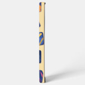 Abstract kleurrijk blokpatroon samsung galaxy hoesje (Linkerkant)