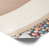 Abstract kleurrijk boomontwerp perfect poster (Hoek)