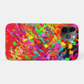 Abstract kleurrijk chaospatroon Case-Mate iPhone case (Achterkant (horizontaal))