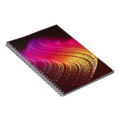 Abstract kleurrijk digitaal landschap met stromend notitieboek (Rechterzijde)