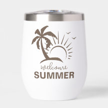 Abstract kleurrijk esthetisch modern zomerstrand