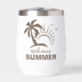 Abstract kleurrijk esthetisch modern zomerstrand