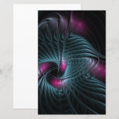 Abstract kleurrijk Fantasy Fractal (Voorkant / Achterkant)