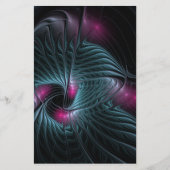 Abstract kleurrijk Fantasy Fractal (Voorkant)