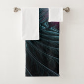 Abstract kleurrijk Fantasy Fractal Bad Handdoek (Insitu)