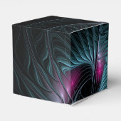 Abstract kleurrijk Fantasy Fractal Bedankdoosjes (Achterkant)