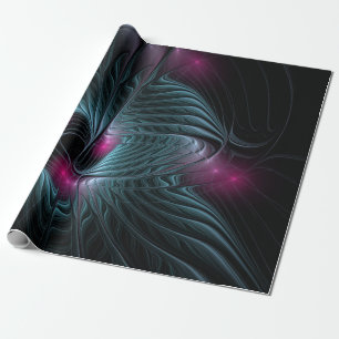 Abstract kleurrijk Fantasy Fractal Cadeaupapier