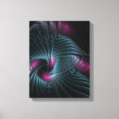 Abstract kleurrijk Fantasy Fractal Canvas Afdruk (Voorkant)
