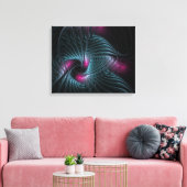 Abstract kleurrijk Fantasy Fractal Canvas Afdruk (Insitu (Woonkamer))