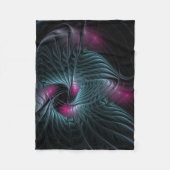 Abstract kleurrijk Fantasy Fractal Fleece Deken (Voorkant)