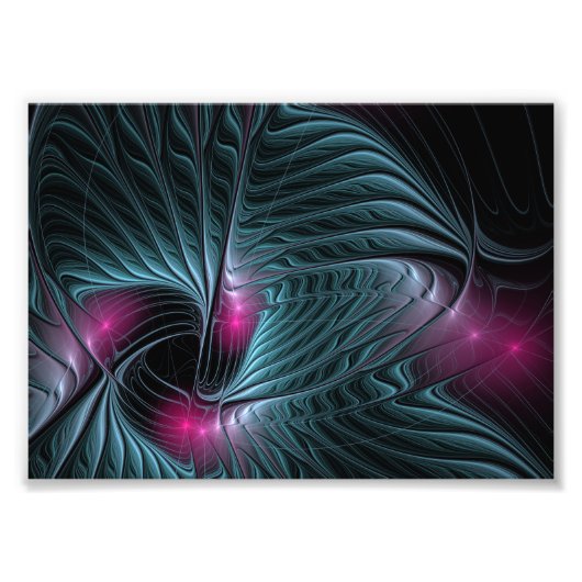 Abstract kleurrijk Fantasy Fractal Foto Afdruk (Voorkant)