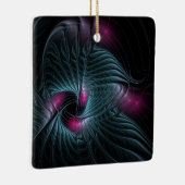 Abstract kleurrijk Fantasy Fractal Keramisch Ornament (Rechts)