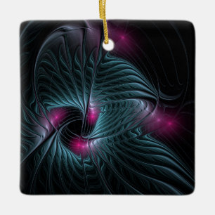 Abstract kleurrijk Fantasy Fractal Keramisch Ornament