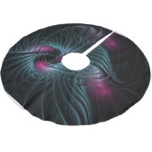 Abstract kleurrijk Fantasy Fractal Kerstboom Rok (Gekanteld)