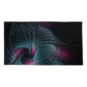 Abstract kleurrijk Fantasy Fractal Kussensloop (Achterkant)