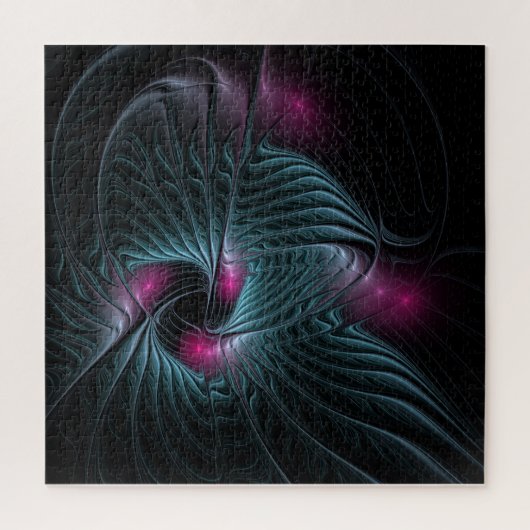 Abstract kleurrijk Fantasy Fractal Legpuzzel (Verticaal)