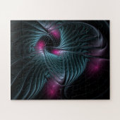Abstract kleurrijk Fantasy Fractal Legpuzzel (Horizontaal)