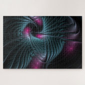 Abstract kleurrijk Fantasy Fractal Legpuzzel (Horizontaal)