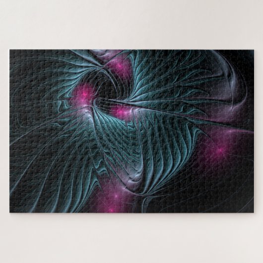 Abstract kleurrijk Fantasy Fractal Legpuzzel (Horizontaal)