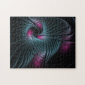 Abstract kleurrijk Fantasy Fractal Legpuzzel (Horizontaal)