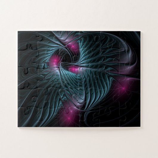 Abstract kleurrijk Fantasy Fractal Legpuzzel (Horizontaal)
