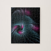 Abstract kleurrijk Fantasy Fractal Legpuzzel (Verticaal)