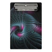 Abstract kleurrijk Fantasy Fractal Mini Klembord (Voorkant)