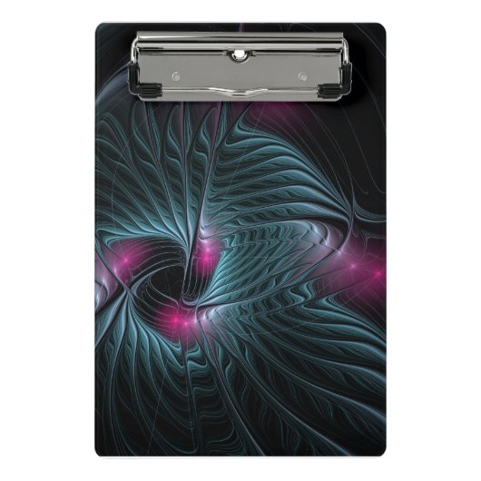 Abstract kleurrijk Fantasy Fractal Mini Klembord (Voorkant)