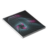Abstract kleurrijk Fantasy Fractal Notitieblok (Schuin)