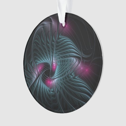 Abstract kleurrijk Fantasy Fractal Ornament (voorkant)