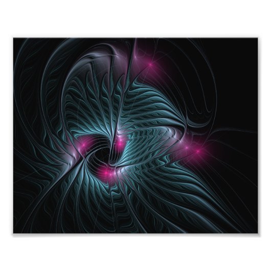 Abstract kleurrijk Fantasy Fractal Poster (Voorkant)