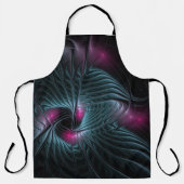 Abstract kleurrijk Fantasy Fractal Schort (Voorkant)