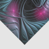 Abstract kleurrijk Fantasy Fractal Tissuepapier (Detail)