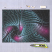 Abstract kleurrijk Fantasy Fractal Tissuepapier (Craft)