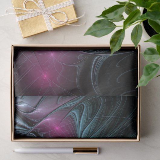 Abstract kleurrijk Fantasy Fractal Tissuepapier (Geschenk)