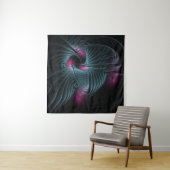 Abstract kleurrijk Fantasy Fractal Wandkleed (In Situ (horizontaal))