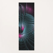 Abstract kleurrijk Fantasy Fractal Yogamat (Voorkant)