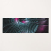 Abstract kleurrijk Fantasy Fractal Yogamat (Voorkant (horizontaal))