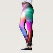 Abstract kleurrijk Fractal Patroon Leggings (Links)